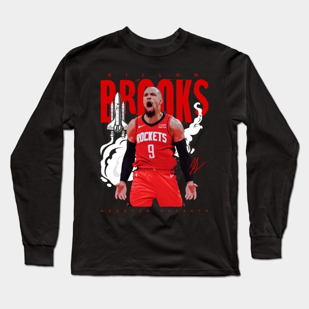 Dillon Brooks Long Sleeve T-Shirt by Juantamad